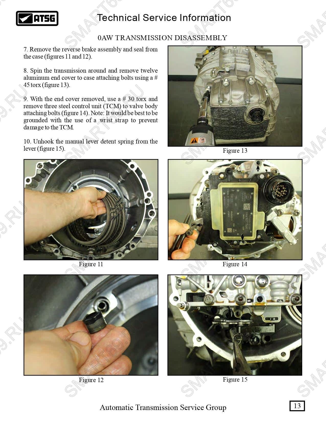 0AW 01J мануал, manual ремонт на русском 0AW 01J мануал, manual ремонт на русском
