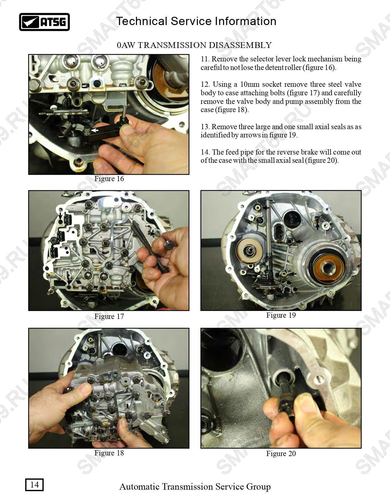0AW 01J мануал, manual ремонт на русском 0AW 01J мануал, manual ремонт на русском