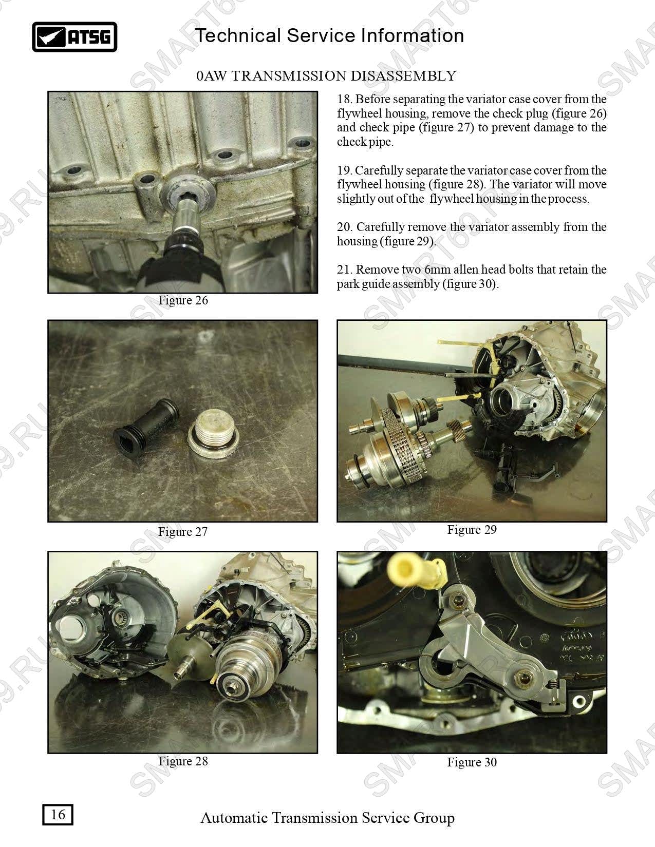 0AW 01J мануал, manual ремонт на русском 0AW 01J мануал, manual ремонт на русском