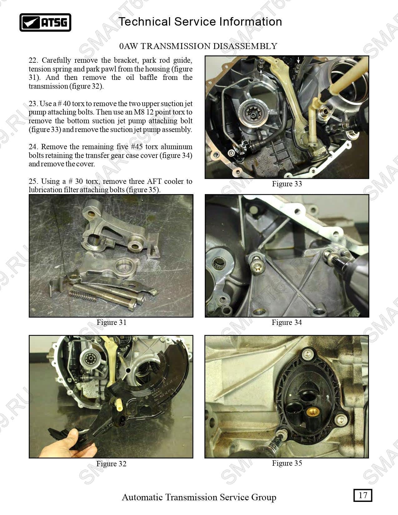 0AW 01J мануал, manual ремонт на русском 0AW 01J мануал, manual ремонт на русском