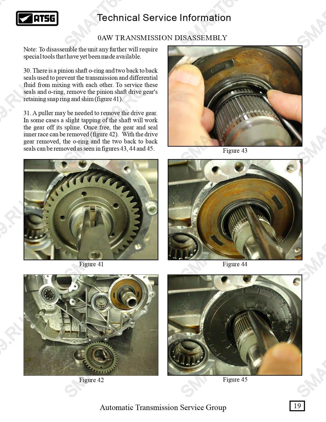 0AW 01J мануал, manual ремонт на русском 0AW 01J мануал, manual ремонт на русском