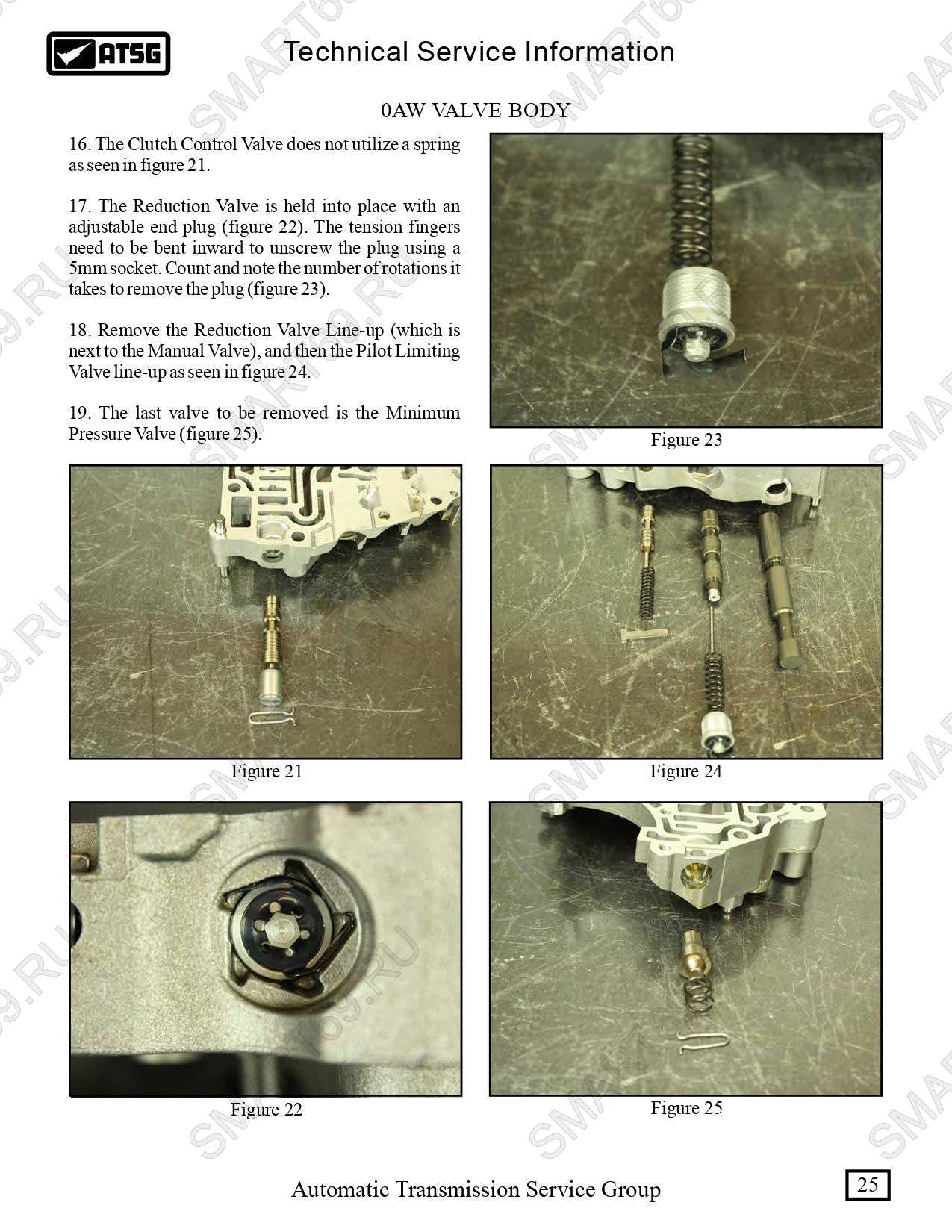 0AW 01J мануал, manual ремонт на русском