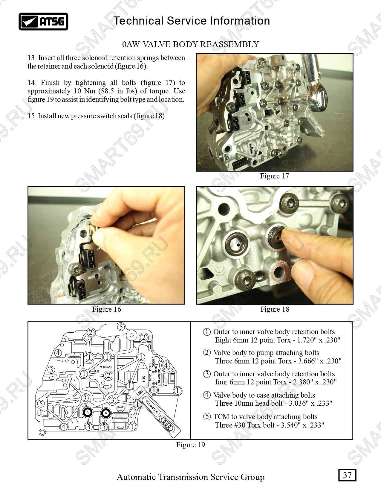 0AW 01J мануал, manual ремонт на русском 0AW 01J мануал, manual ремонт на русском