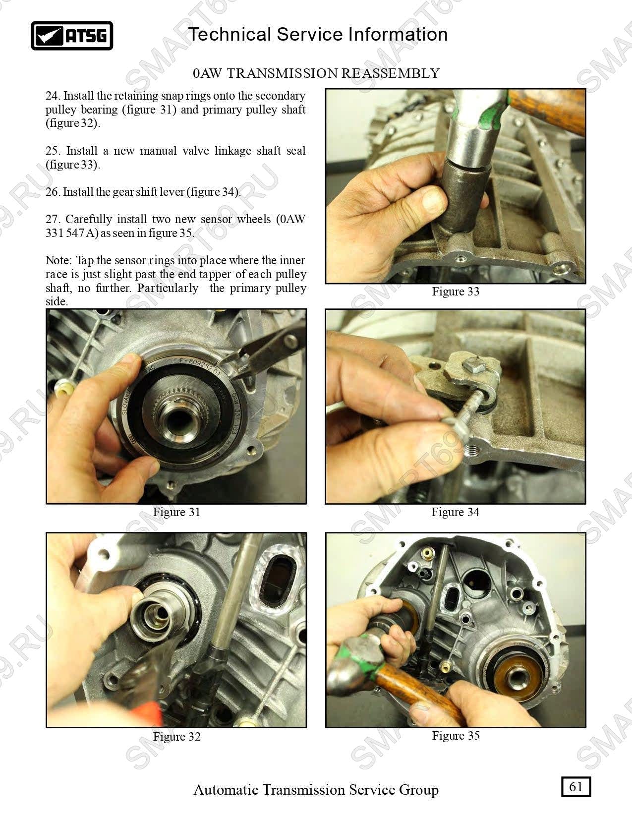 0AW 01J мануал, manual ремонт на русском 0AW 01J мануал, manual ремонт на русском