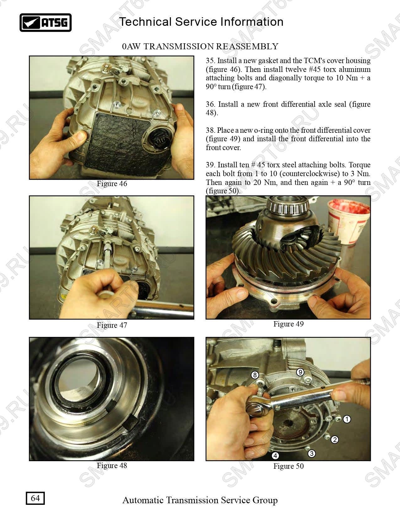 0AW 01J мануал, manual ремонт на русском 0AW 01J мануал, manual ремонт на русском