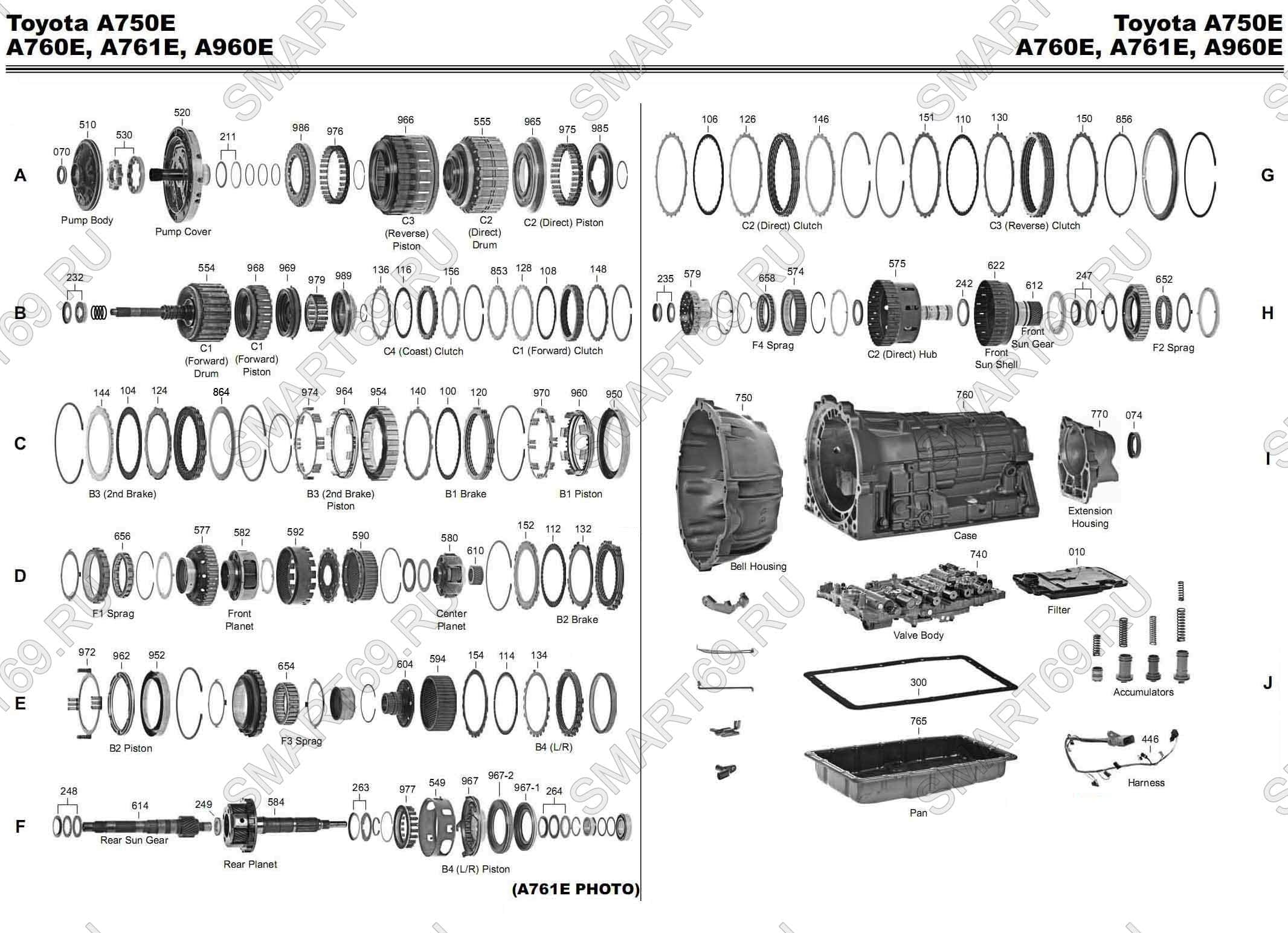 A750F, A750E (TB-50) акпп manual, мануал A750F, A750E (TB-50) акпп manual, мануал