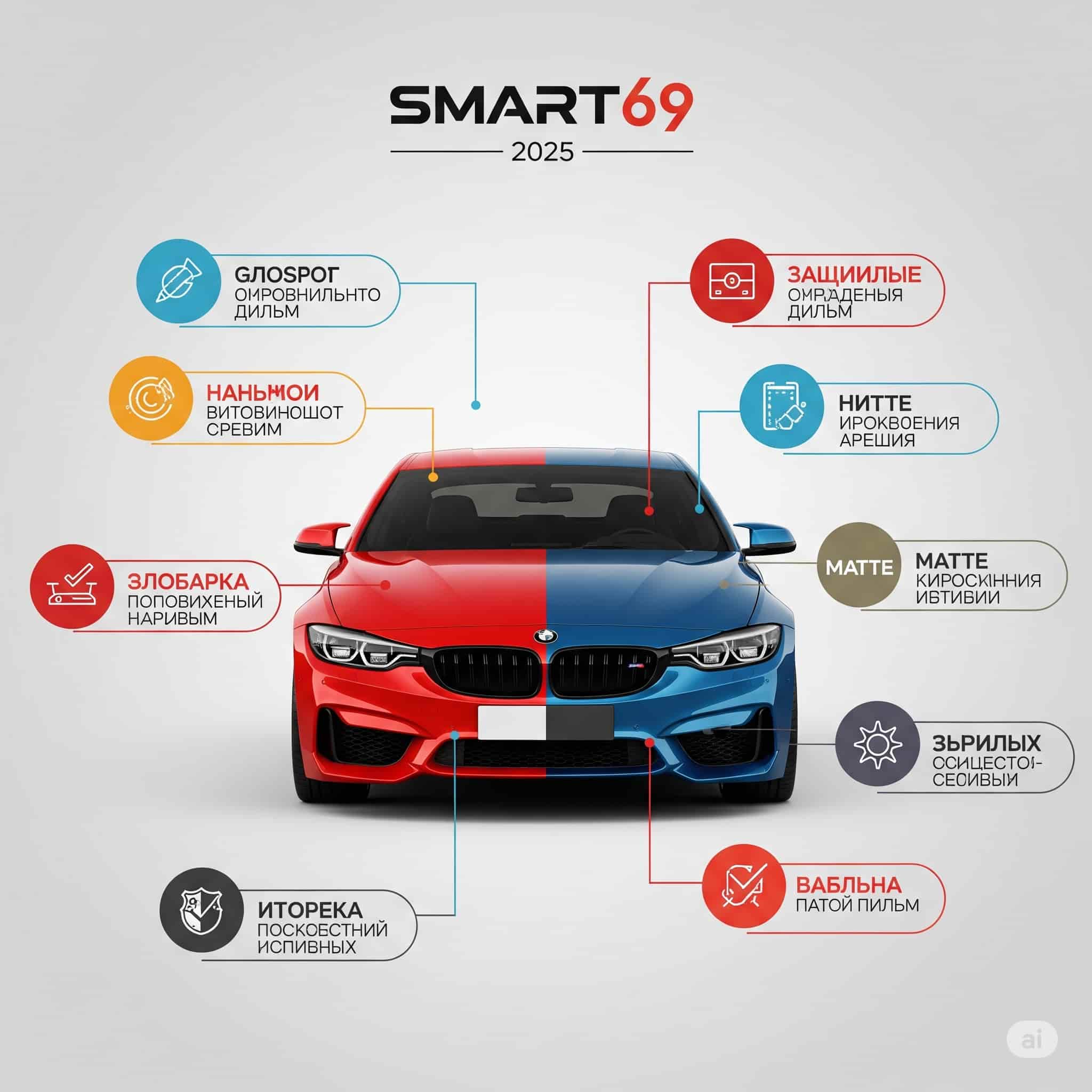 Оклейка авто пленкой и полировка в Твери | SMART69 &mdash; Цены от 15 000 ₽